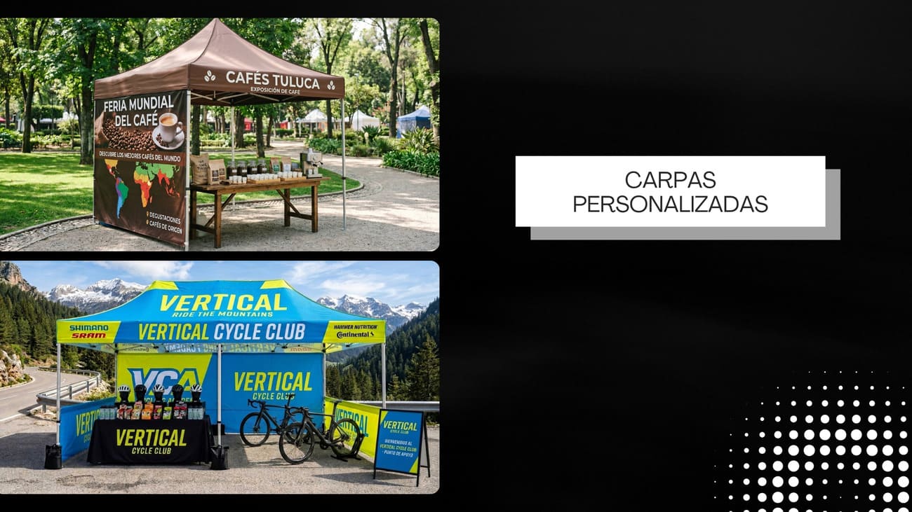 comprar carpas personalizadas para eventos