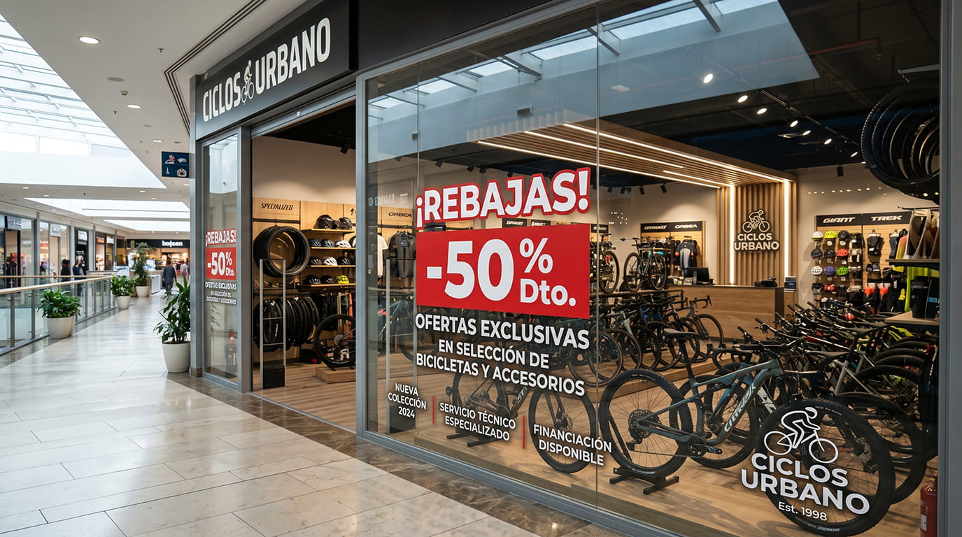 vinilos publicitarios para escaparates comerciales